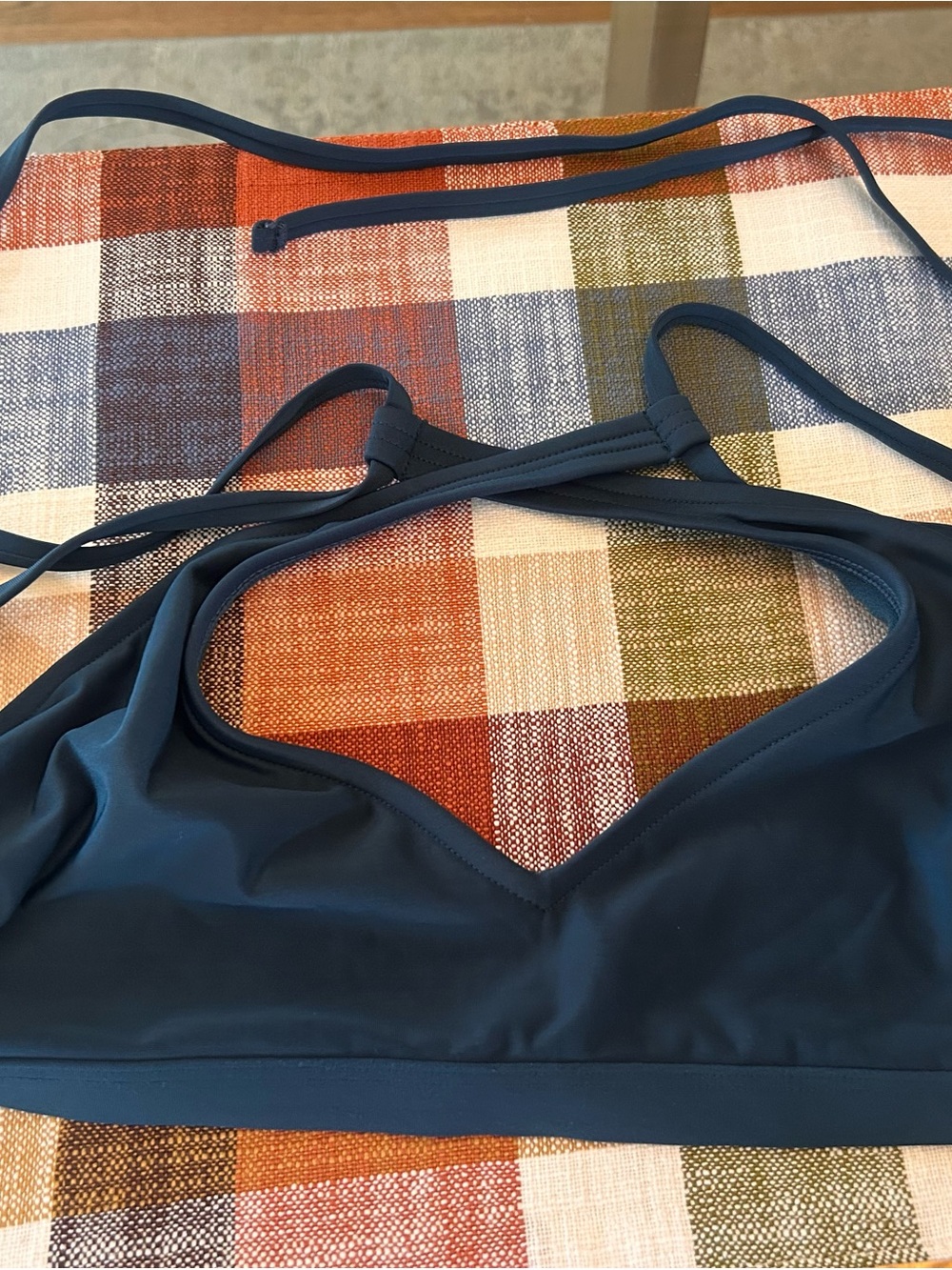 Target Dark Blue Bralette Swim Top